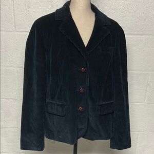 L.L. Bean blue corduroy blazer women’s size 20 petite